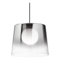 Ideal Lux - LED Пендел FADE 1xG9/3W/230V Ø 27,3 см сив/опушен