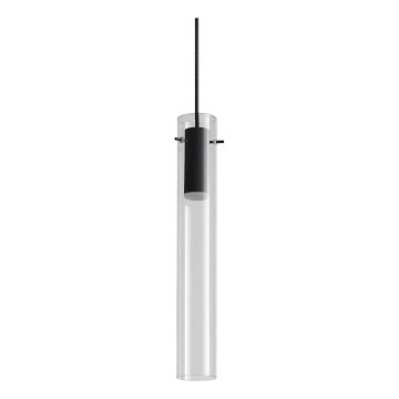 Ideal Lux - LED Пендел FLAM LED/10W/230V Ø 6 см CRI 90 прозрачен