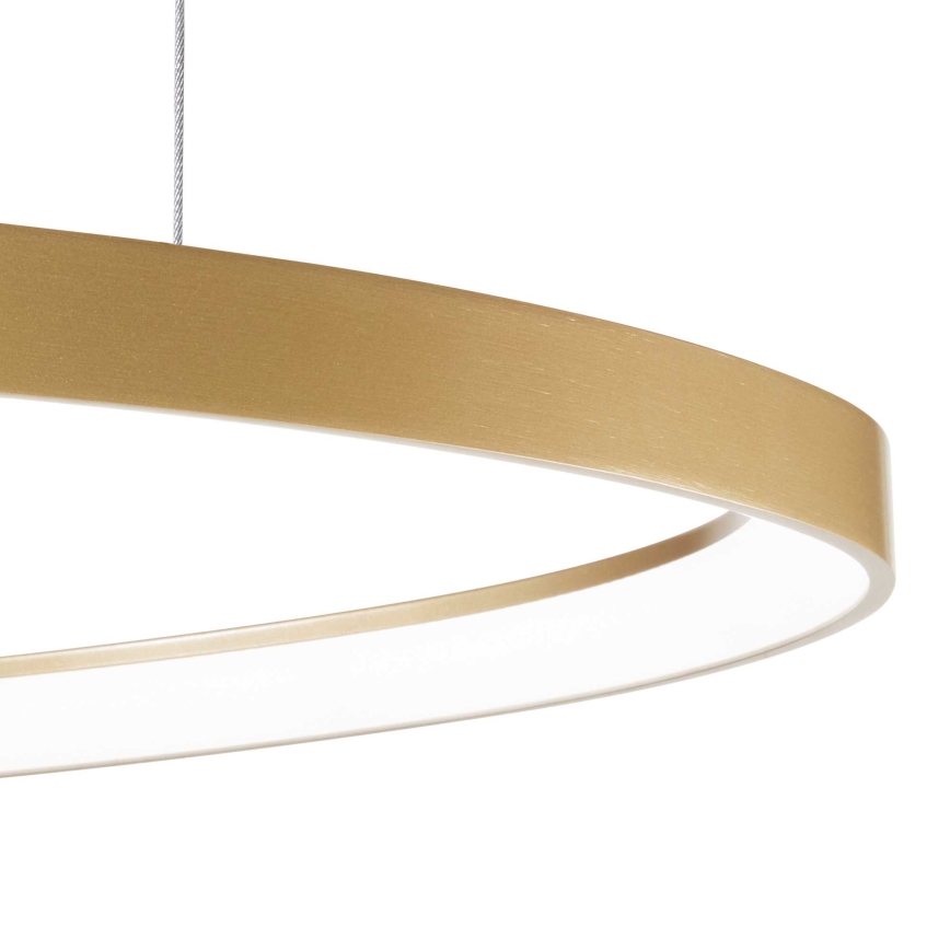 Ideal Lux - LED Пендел GEMINI LED/48W/230V Ø 61 см CRI 90 златист
