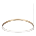 Ideal Lux - LED Пендел GEMINI LED/59W/230V Ø 81 см CRI 90 златист