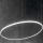 Ideal Lux - LED Пендел HULAHOOP LED/39W/230V 3000K Ø 81,5 см CRI 90 бял