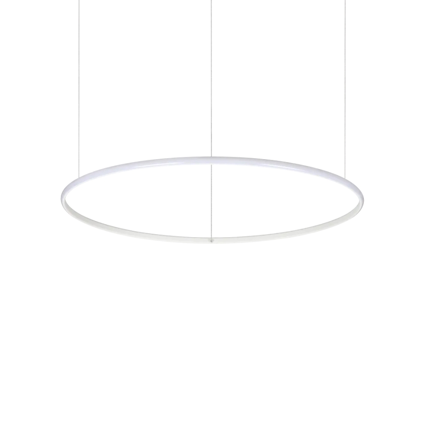 Ideal Lux - LED Пендел HULAHOOP LED/39W/230V 3000K Ø 81,5 см CRI 90 бял