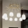 Ideal Lux - LED Пендел KAROUSEL 10xG9/3W/230V Ø 82,5 см месинг