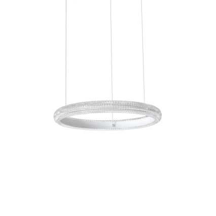 Ideal Lux - LED Пендел MIRACLE LED/25W/230V Ø 40 см CRI 90 матов хром