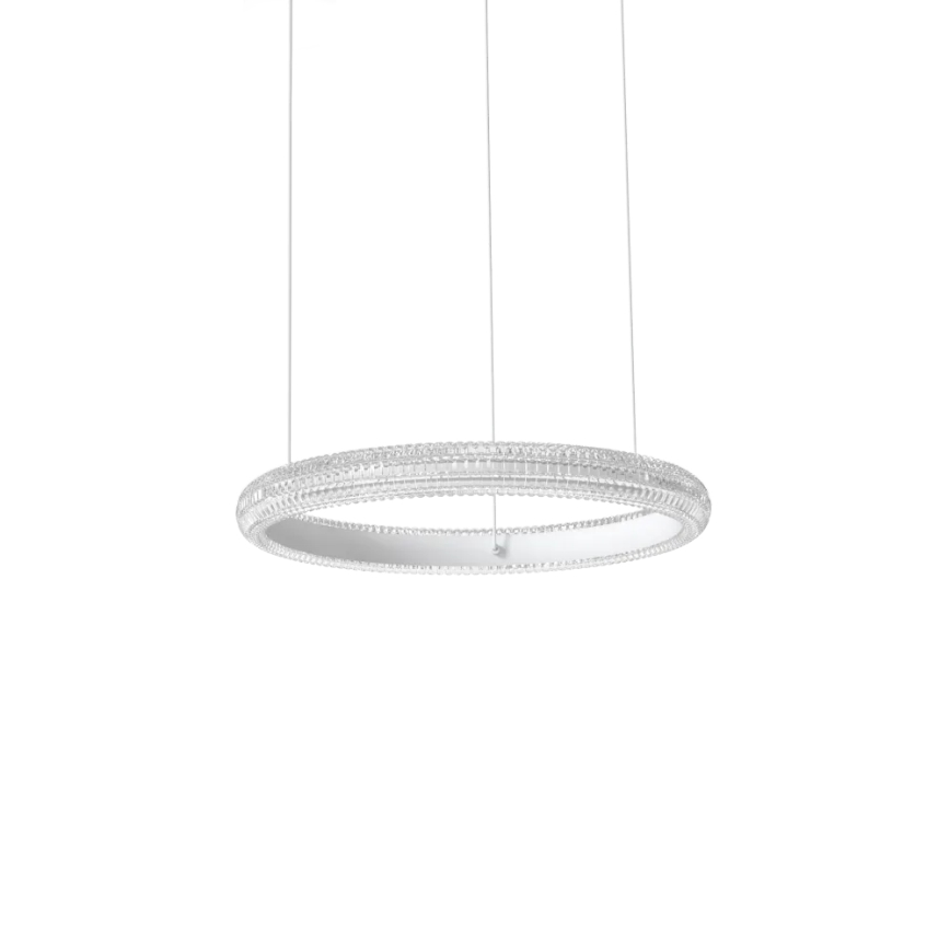 Ideal Lux - LED Пендел MIRACLE LED/25W/230V Ø 40 см CRI 90 матов хром