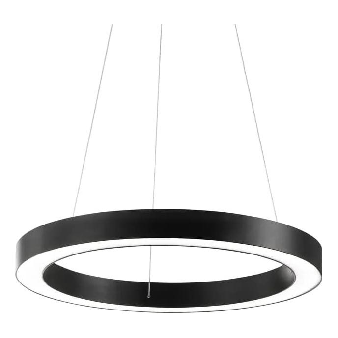 Ideal Lux - LED Пендел ORACLE LED/28W/230V 3000K Ø 50 см CRI 90 черен