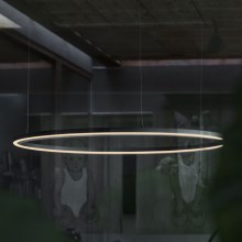 Ideal Lux - LED Пендел ORACLE LED/55W/230V Ø 90 см черен