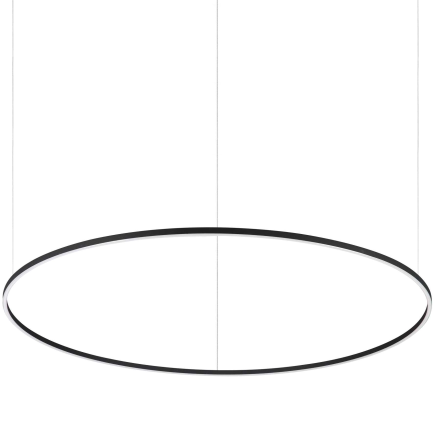 Ideal Lux - LED Пендел ORACLE LED/89W/230V 3000K Ø 150 см черен