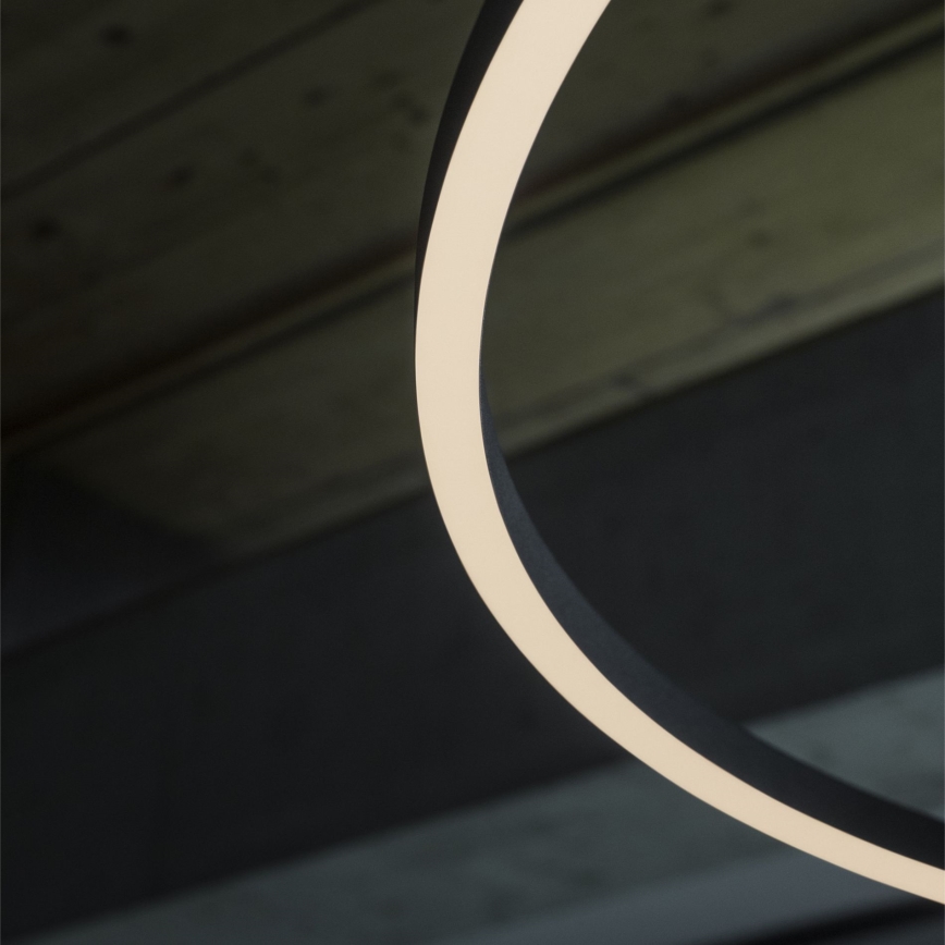 Ideal Lux - LED Пендел ORACLE LED/89W/230V 3000K Ø 150 см черен