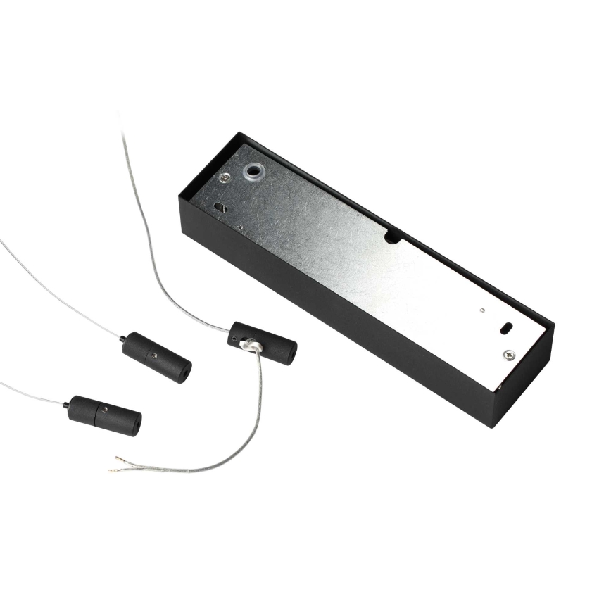 Ideal Lux - LED Пендел ORACLE LED/89W/230V 3000K Ø 150 см черен
