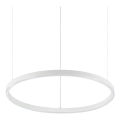 Ideal Lux - LED Пендел ORACLE SLIM LED/32W/230V 4000K Ø 50 см бял