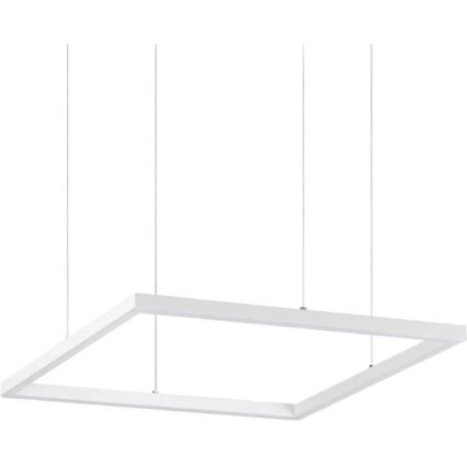Ideal Lux - LED Пендел ORACLE SLIM LED/33W/230V 3000K 50x50 см бял