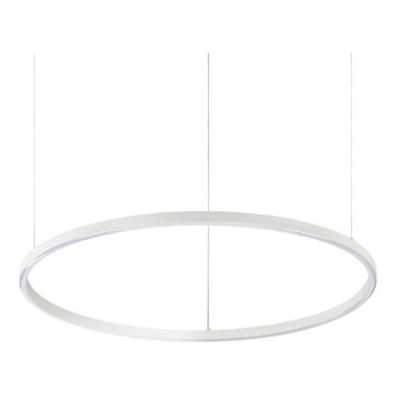 Ideal Lux - LED Пендел ORACLE SLIM LED/37W/230V 2700K Ø 70,5 см бял