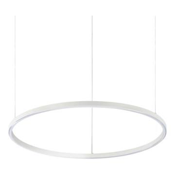 Ideal Lux - LED Пендел ORACLE SLIM LED/38W/230V 3000K Ø 70 см бял