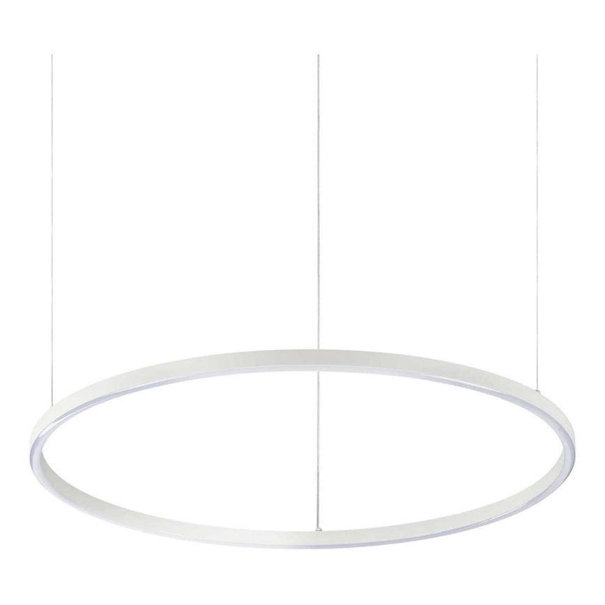 Ideal Lux - LED Пендел ORACLE SLIM LED/38W/230V 3000K Ø 70 см бял