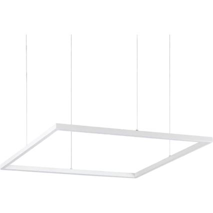 Ideal Lux - LED Пендел ORACLE SLIM LED/41W/230V 3000K 70x70 см бял