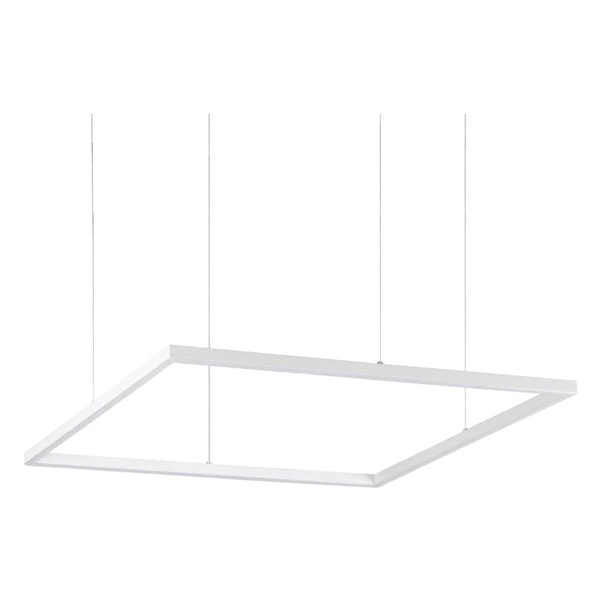 Ideal Lux - LED Пендел ORACLE SLIM LED/41W/230V 3000K 70x70 см бял
