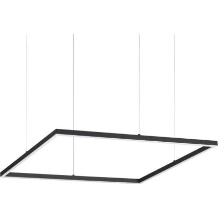 Ideal Lux - LED Пендел ORACLE SLIM LED/41W/230V 3000K 70x70 см черен