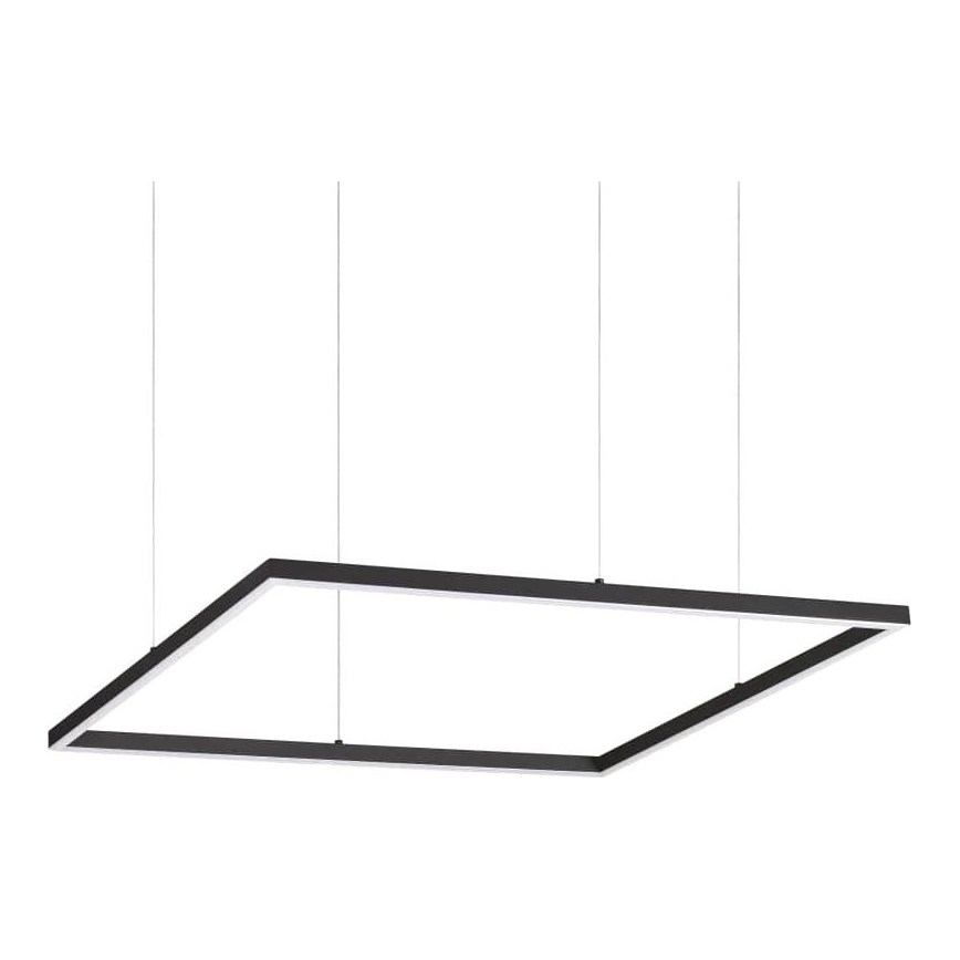 Ideal Lux - LED Пендел ORACLE SLIM LED/41W/230V 3000K 70x70 см черен
