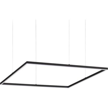 Ideal Lux - LED Пендел ORACLE SLIM LED/53W/230V 3000K 90x90 см черен