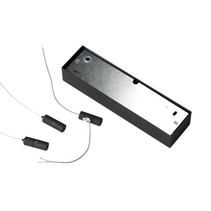 Ideal Lux - LED Пендел ORACLE SLIM LED/53W/230V 3000K 90x90 см черен