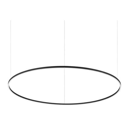 Ideal Lux - LED Димируем пендел ORACLE SLIM LED/76W/230V 3000K Ø 150 см черен
