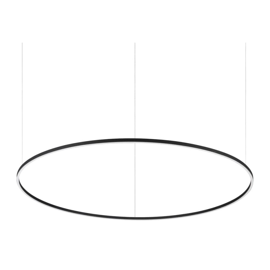 Ideal Lux - LED Димируем пендел ORACLE SLIM LED/76W/230V 3000K Ø 150 см черен