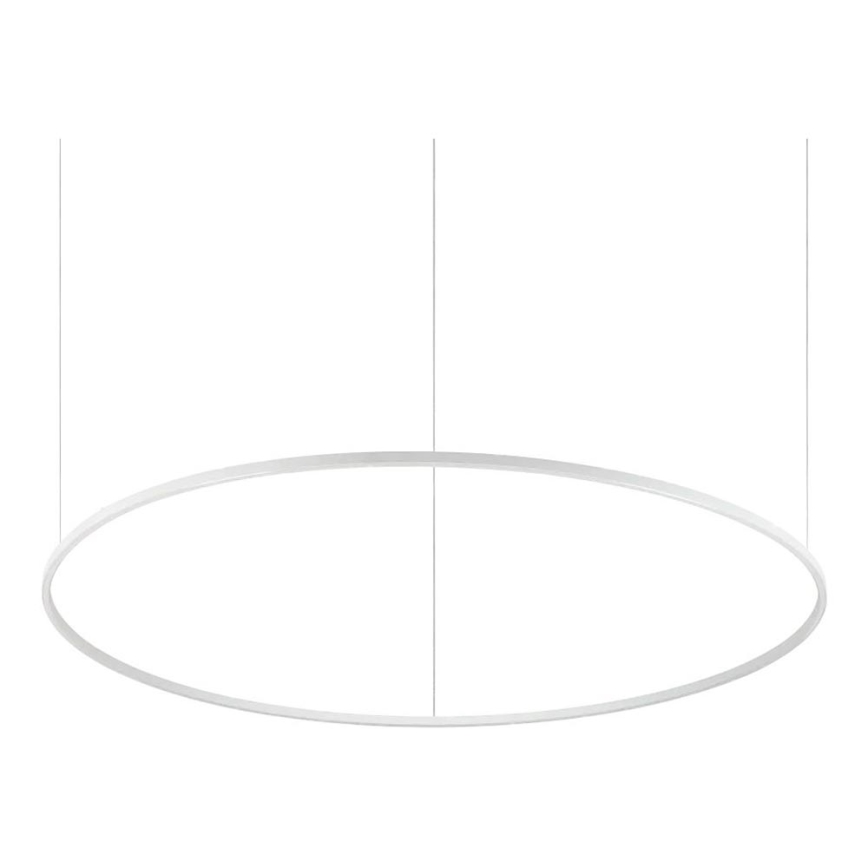 Ideal Lux - LED Пендел ORACLE SLIM LED/83W/230V 2700K Ø 150 см бял