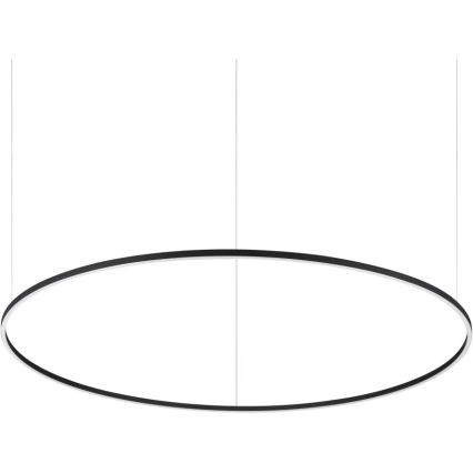 Ideal Lux - LED Пендел ORACLE SLIM LED/83W/230V 2700K Ø 150 см черен