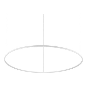 Ideal Lux - LED Пендел ORACLE SLIM LED/89W/230V 3000K Ø 150 см бял