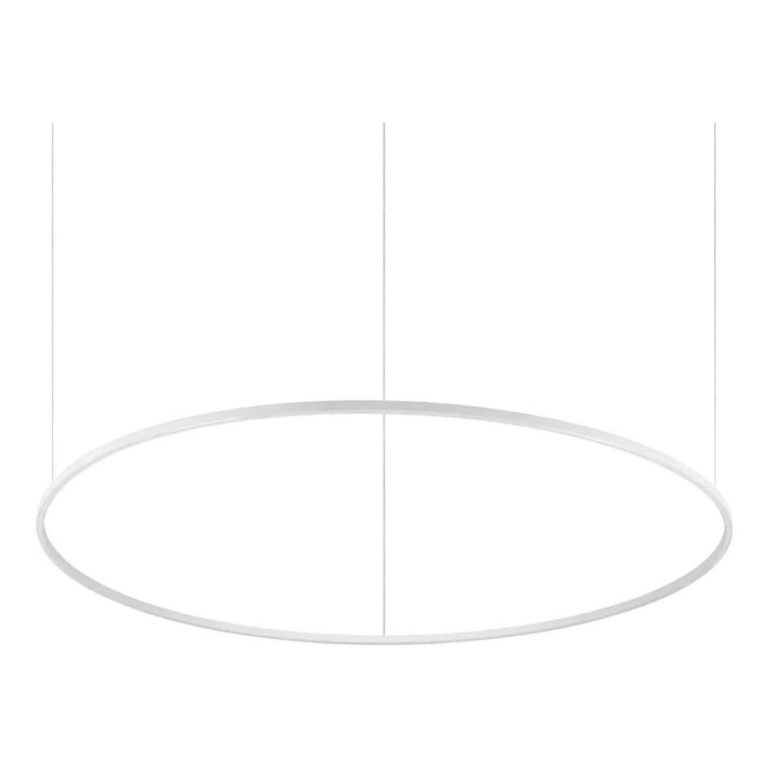 Ideal Lux - LED Пендел ORACLE SLIM LED/89W/230V 3000K Ø 150 см бял
