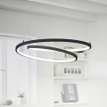Ideal Lux - LED Пендел OZ LED/52W/230V Ø 80 см CRI 90 черен