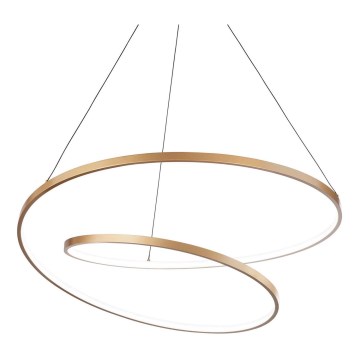 Ideal Lux - LED Пендел OZ LED/52W/230V Ø 80 см CRI 90 златист