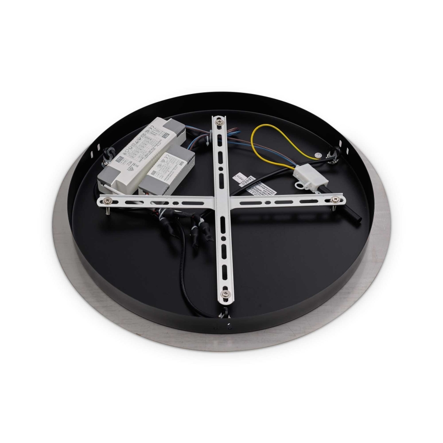 Ideal Lux - LED Пендел UMILE LED/55W/230V Ø 60 см CRI 90 месинг/бял