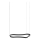 Ideal Lux - LED Пендел WAVES LED/37W/230V CRI 90 черен