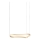 Ideal Lux - LED Пендел WAVES LED/37W/230V CRI 90 месинг