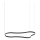 Ideal Lux - LED Пендел WAVES LED/54W/230V CRI 90 черен