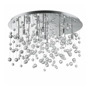 Ideal Lux - LED Плафониера 12xG9/3W/230V Ø 63 см лъскав хром