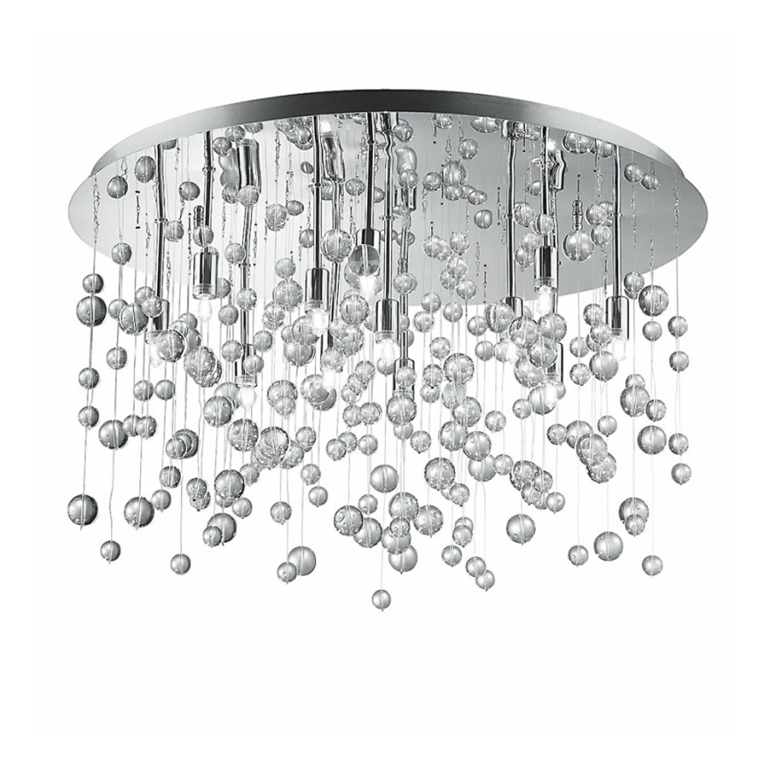 Ideal Lux - LED Плафониера 12xG9/3W/230V Ø 63 см лъскав хром
