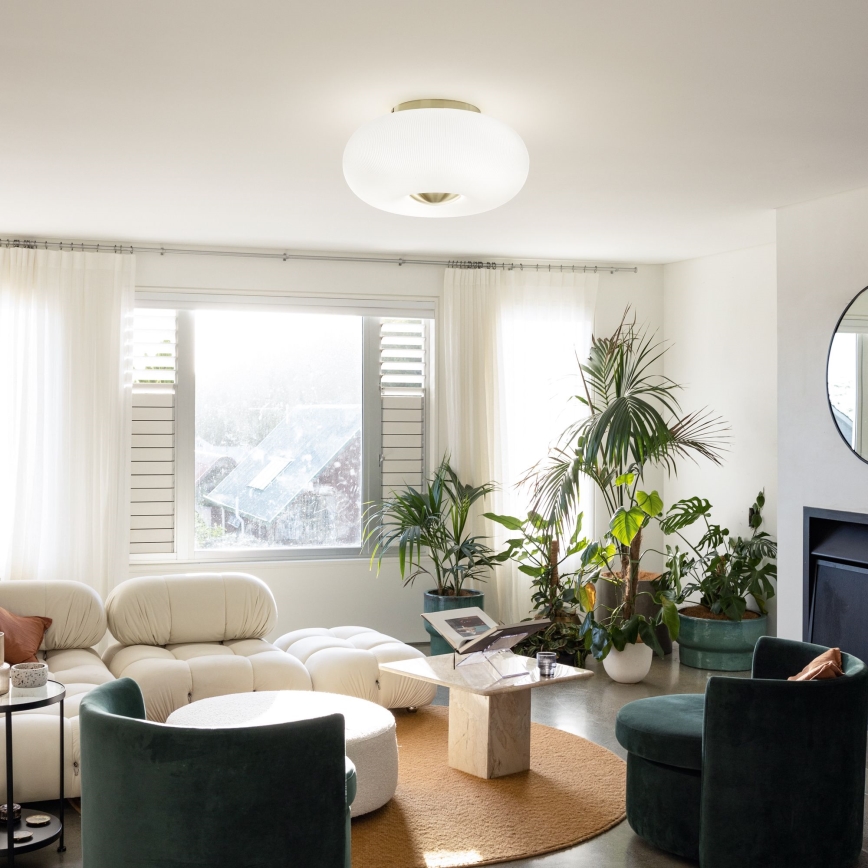 Ideal Lux - LED Плафониера ARIZONA 5xGX53/9W/230V Ø 50 см бял