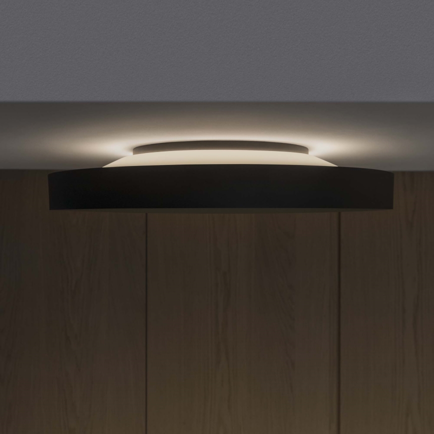 Ideal Lux - LED Плафониера FLY LED/26W/230V 2700K Ø 45 см CRI 90 IP40 черен