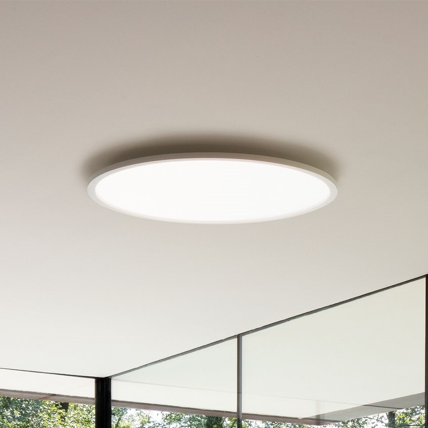 Ideal Lux - LED Плафониера FLY LED/68W/230V 3000K Ø 90 см CRI 90 IP40 бял