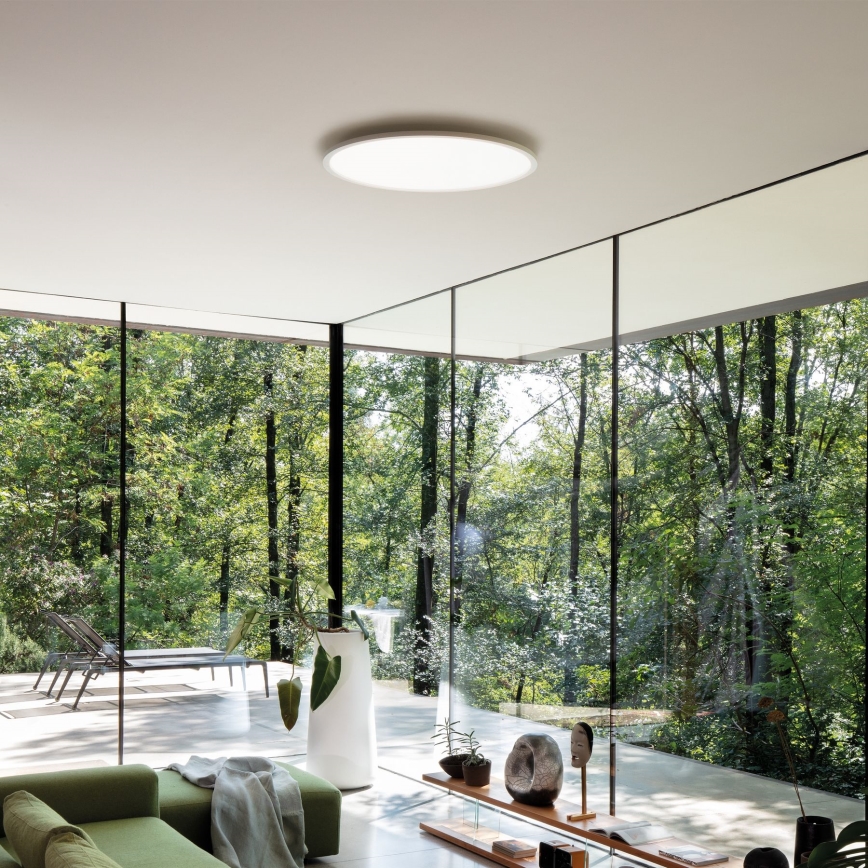 Ideal Lux - LED Плафониера FLY LED/68W/230V 3000K Ø 90 см CRI 90 IP40 бял