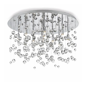 Ideal Lux - LED Плафониера NEVE 8xG9/3W/230V Ø 40,5 см лъскав хром