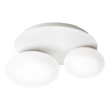Ideal Lux - LED Плафониера NINFEA 2xGX53/9W/230V бял