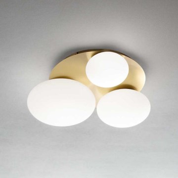 Ideal Lux - LED Плафониера NINFEA 3xGX53/9W/230V златист