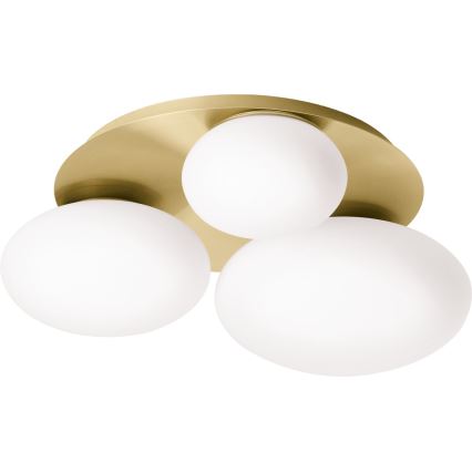 Ideal Lux - LED Плафониера NINFEA 3xGX53/9W/230V златист