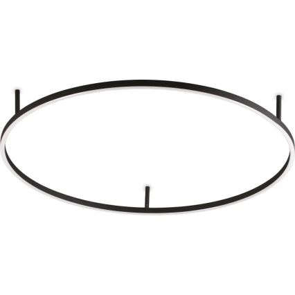 Ideal Lux - LED Плафониера ORACLE S LED/53W/230V 2700K Ø 90 см черен