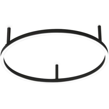 Ideal Lux - LED Плафониера ORACLE SLIM LED/29W/230V 2700K Ø 50 см черен