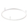 Ideal Lux - LED Плафониера ORACLE SLIM LED/37W/230V 2700K Ø 70 см бял